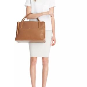 Coach Borough Bag in Retro Glove Tan Leather Handbag Purse